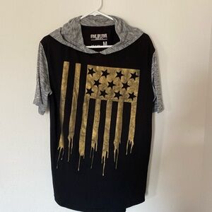 Medium T-shirt hoodie- late teen/ Men